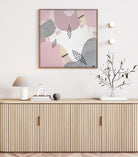 "Jacaranda in Bloom Sydney" – Original floral abstract painting by Australian artist Ani Ipradjian, featuring textured lilac and purple hues inspired by Jacaranda trees around Sydney Harbour.