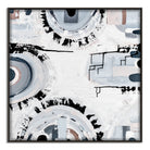 Melbourne Basalt art print by Ani Ipradjian – abstract print inspired by bluestone rock used in Melbourne’s historic architecture.