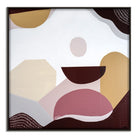 Mookaite Jasper 1 abstract print by Ani Ipradjian. Inspired by the healing stone’s bold red and yellow hues. Symbolic Australian spiritual artwork representing strength, vitality, and clarity.