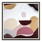 Mookaite Jasper 1 abstract print by Ani Ipradjian. Inspired by the healing stone’s bold red and yellow hues. Symbolic Australian spiritual artwork representing strength, vitality, and clarity.