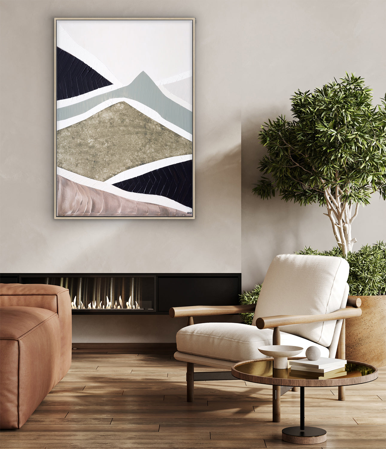 Mountain Ranges 2 - Ani Ipradjian Art