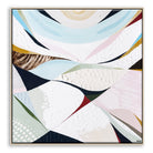 Abstract coastal artwork inspired by Noosa National Park by Australian artist Ani Ipradjian. Features ocean blues, natural textures, and flowing shapes reflecting the Noosa National Park Coastal Walk, Sunshine Beach cliffs, and Queensland’s Sunshine Coast landscape. Ideal for collectors of Australian coastal art, nature wall art, and Noosa-inspired prints and painting