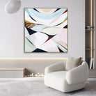 Abstract coastal artwork inspired by Noosa National Park by Australian artist Ani Ipradjian. Features ocean blues, natural textures, and flowing shapes reflecting the Noosa National Park Coastal Walk, Sunshine Beach cliffs, and Queensland’s Sunshine Coast landscape. Ideal for collectors of Australian coastal art, nature wall art, and Noosa-inspired prints and painting