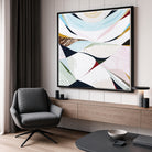 Abstract coastal artwork inspired by Noosa National Park by Australian artist Ani Ipradjian. Features ocean blues, natural textures, and flowing shapes reflecting the Noosa National Park Coastal Walk, Sunshine Beach cliffs, and Queensland’s Sunshine Coast landscape. Ideal for collectors of Australian coastal art, nature wall art, and Noosa-inspired prints and painting