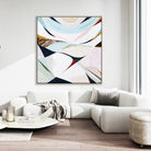 Abstract coastal artwork inspired by Noosa National Park by Australian artist Ani Ipradjian. Features ocean blues, natural textures, and flowing shapes reflecting the Noosa National Park Coastal Walk, Sunshine Beach cliffs, and Queensland’s Sunshine Coast landscape. Ideal for collectors of Australian coastal art, nature wall art, and Noosa-inspired prints and painting