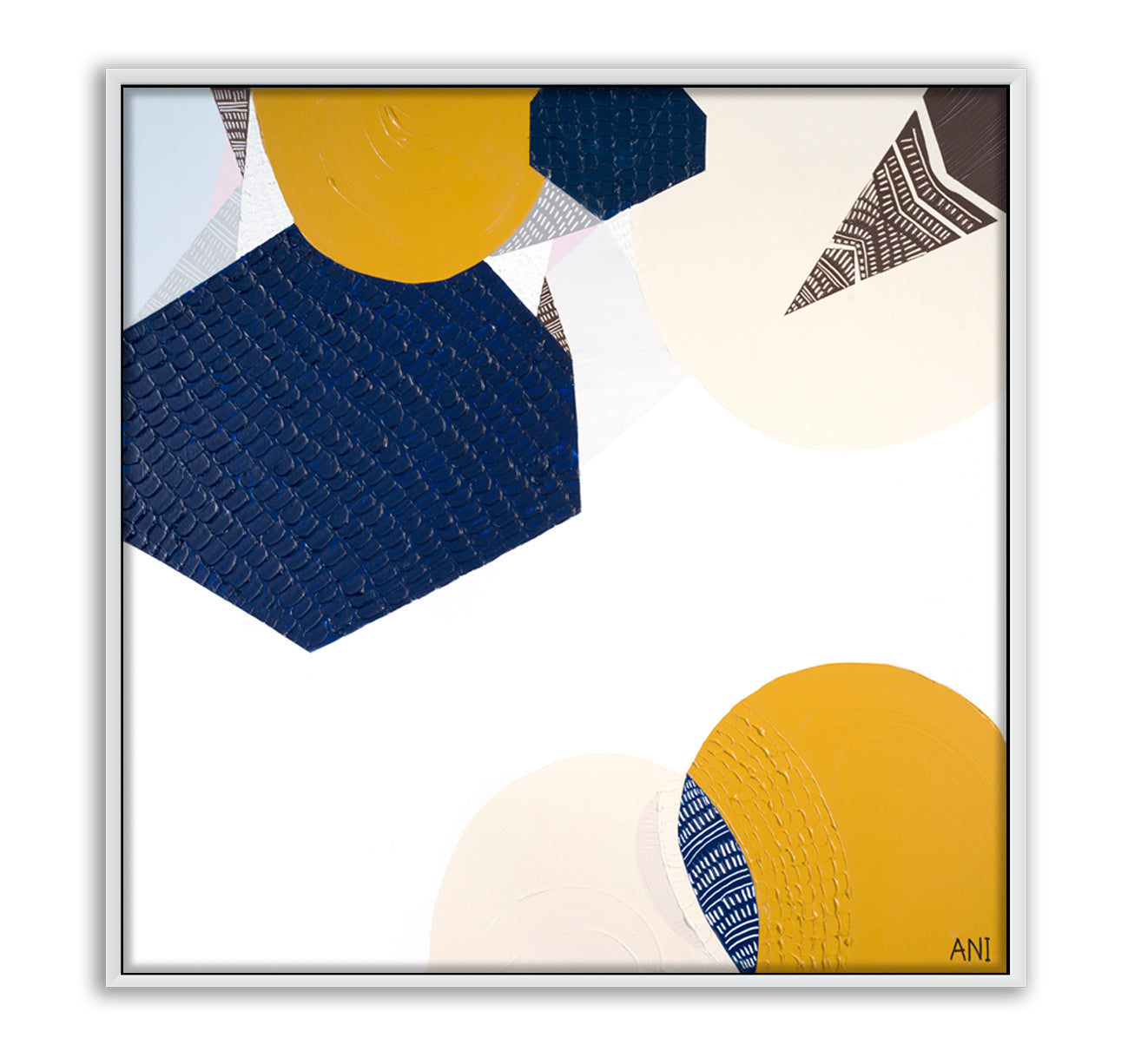 Outback Australia 4 print by Ani Ipradjian. Abstract Australian landscape art featuring earthy tones of the outback and coastal blues. Ideal for collectors and interiors inspired by the Australian bush and sea.