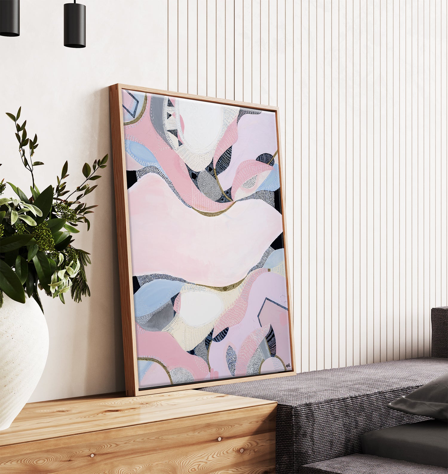 Pink Lake Esperance Print - Ani Ipradjian Art