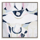 Pink Lake Australia 2 print by Ani Ipradjian. Australian abstract art inspired by Western Australia's pink salt lakes, featuring pink, lilac, and coastal tones. Ideal for Australian and overseas art collectors.