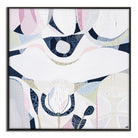 Pink Lake Australia 2 print by Ani Ipradjian. Australian abstract art inspired by Western Australia's pink salt lakes, featuring pink, lilac, and coastal tones. Ideal for Australian and overseas art collectors.