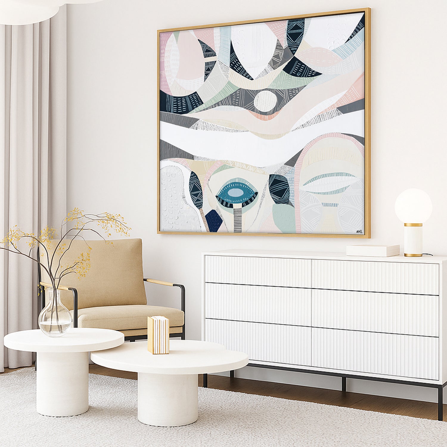 Pink Salt Lake Print - Ani Ipradjian Art