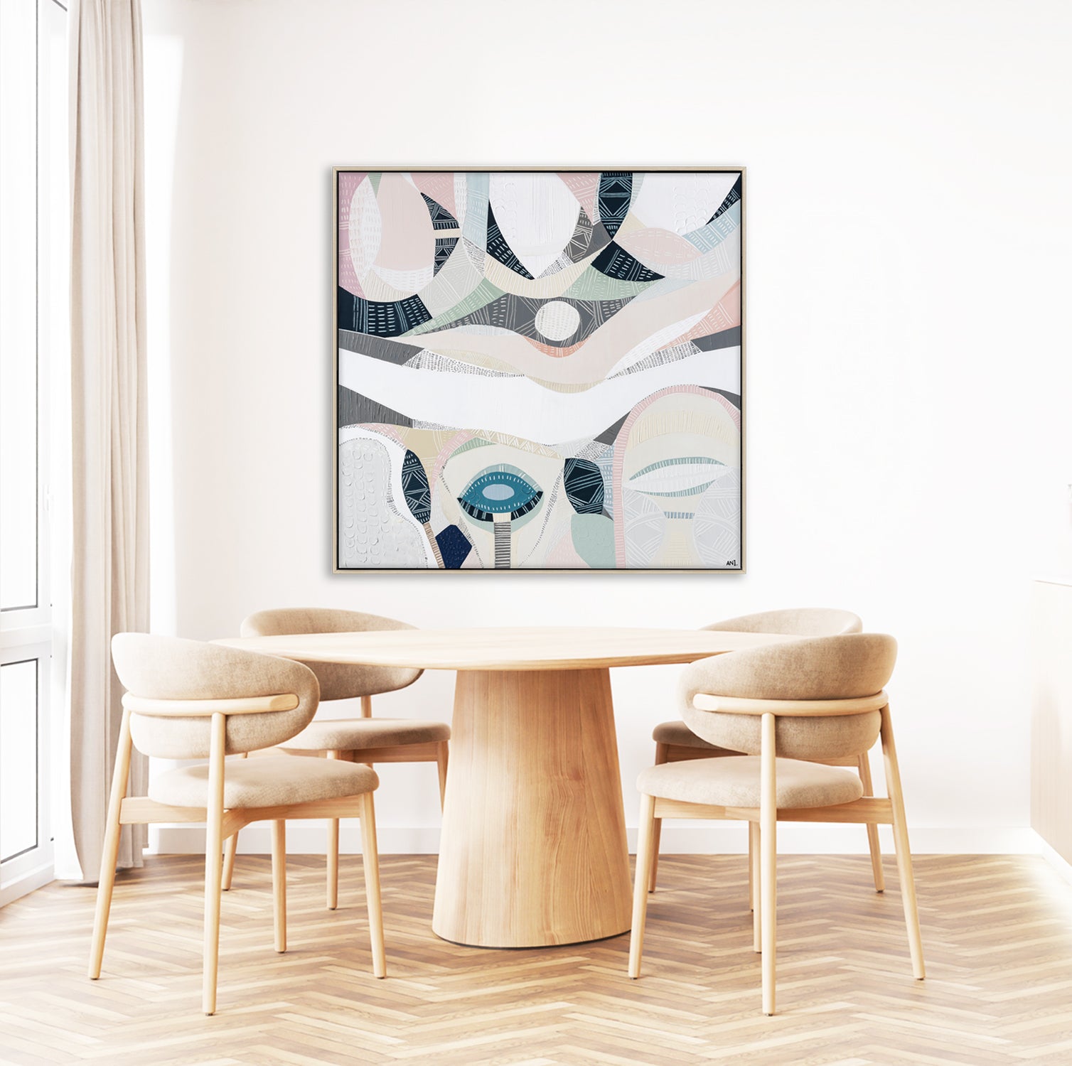 Pink Salt Lake Print - Ani Ipradjian Art