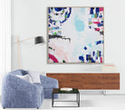Port Melbourne Love print by Ani Ipradjian. Abstract Australian art inspired by Port Melbourne’s coastal charm, city skyline, and beachside beauty. Ideal for Australian and international collectors.