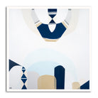 “Whitsunday Island” coastal print by Ani Ipradjian – abstract aerial artwork of the Whitsundays in soft aqua and beige, inspired by Australia’s tropical coastline.