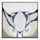 Abstract floral artwork titled Protea Under the Sea 1 by Australian artist Ani Ipradjian. Features textured layers and flowing forms inspired by the blooming Protea flower, symbolizing transformation. Combines earthy and oceanic tones, ideal for collectors of contemporary Australian botanical art worldwide.