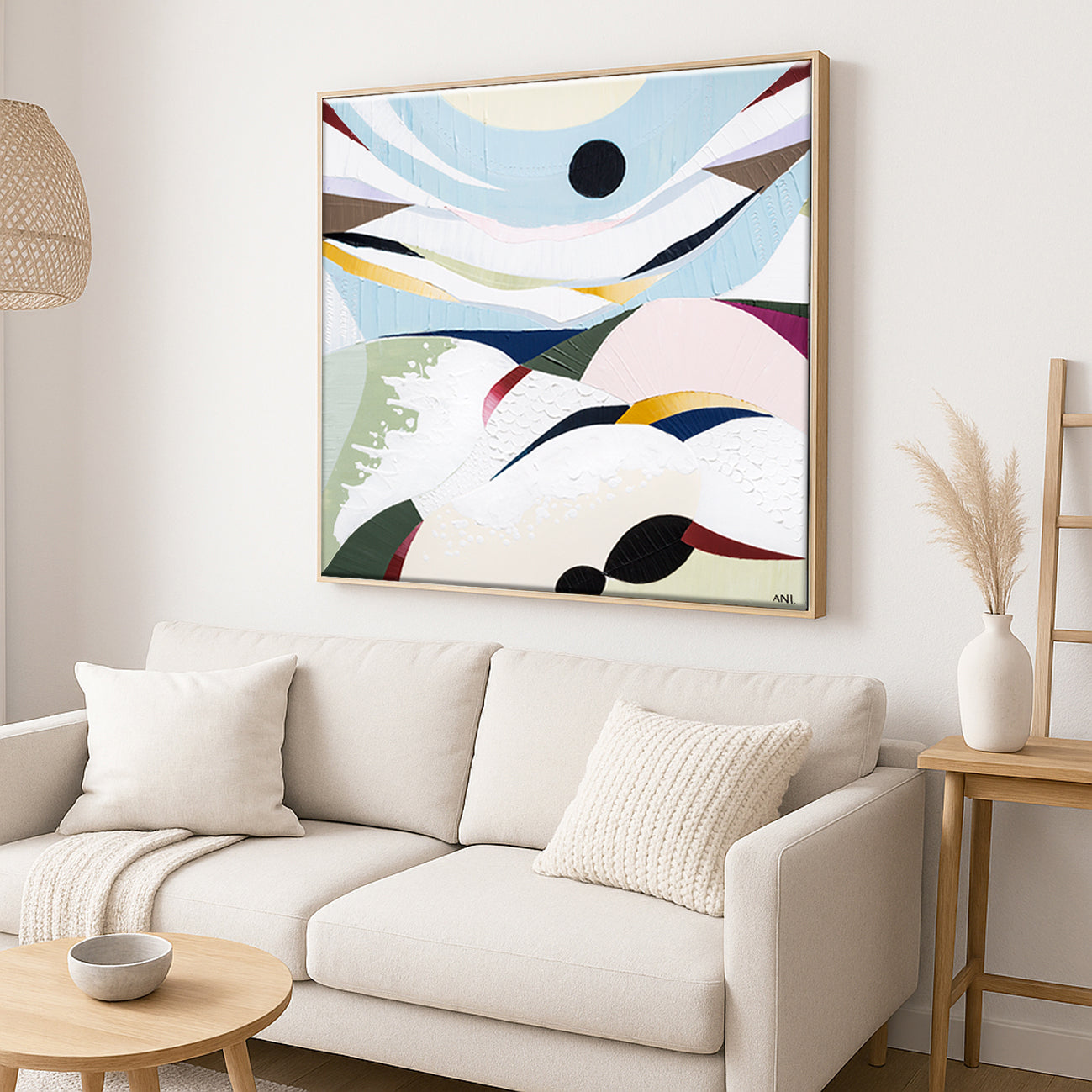 Rip Curl Bells Beach abstract painting by Melbourne artist Ani Ipradjian, inspired by Australia’s famous surf coast. Features textured ocean blues, crashing waves, and dynamic rip curls, capturing the power and beauty of Bells Beach. Perfect for Australian art collectors, coastal art lovers, and surf-inspired interiors.