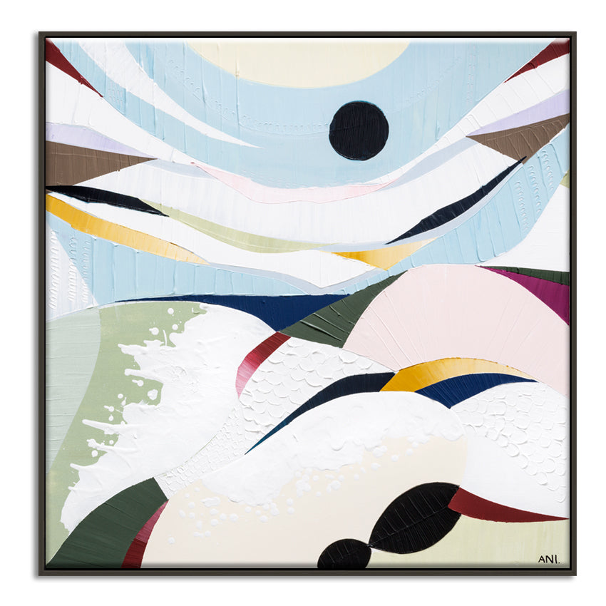 Rip Curl Bells Beach abstract painting by Melbourne artist Ani Ipradjian, inspired by Australia’s famous surf coast. Features textured ocean blues, crashing waves, and dynamic rip curls, capturing the power and beauty of Bells Beach. Perfect for Australian art collectors, coastal art lovers, and surf-inspired interiors.
