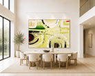 Inspiration – Original abstract painting by Australian artist Ani Ipradjian. The artwork that sparked her professional art journey, featuring bold textures and dynamic forms. Painted in 2008 and launched as the foundation of her signature style in 2018. Framed in Tasmanian Oak, black, or white. A powerful statement piece for collectors and modern interiors.