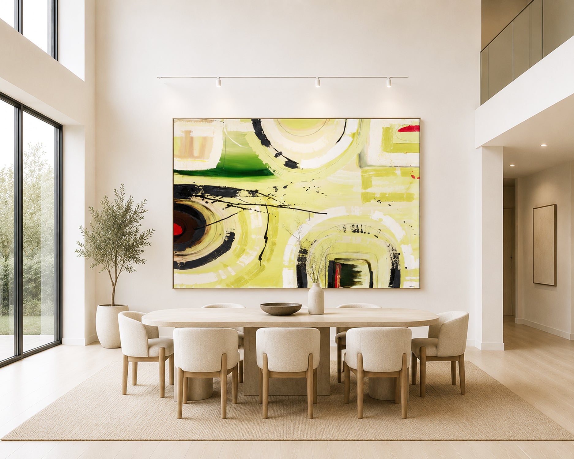 Inspiration – Original abstract painting by Australian artist Ani Ipradjian. The artwork that sparked her professional art journey, featuring bold textures and dynamic forms. Painted in 2008 and launched as the foundation of her signature style in 2018. Framed in Tasmanian Oak, black, or white. A powerful statement piece for collectors and modern interiors.