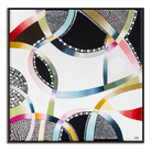 Snow-Capped Memories abstract painting by Australian artist Ani Ipradjian, inspired by Mt Buller, Mt Hotham, Falls Creek, and the Snowy Mountains. Features cool winter tones and textured layers, perfect for art collectors, ski lovers, and nature-inspired interiors in Australia and worldwide.