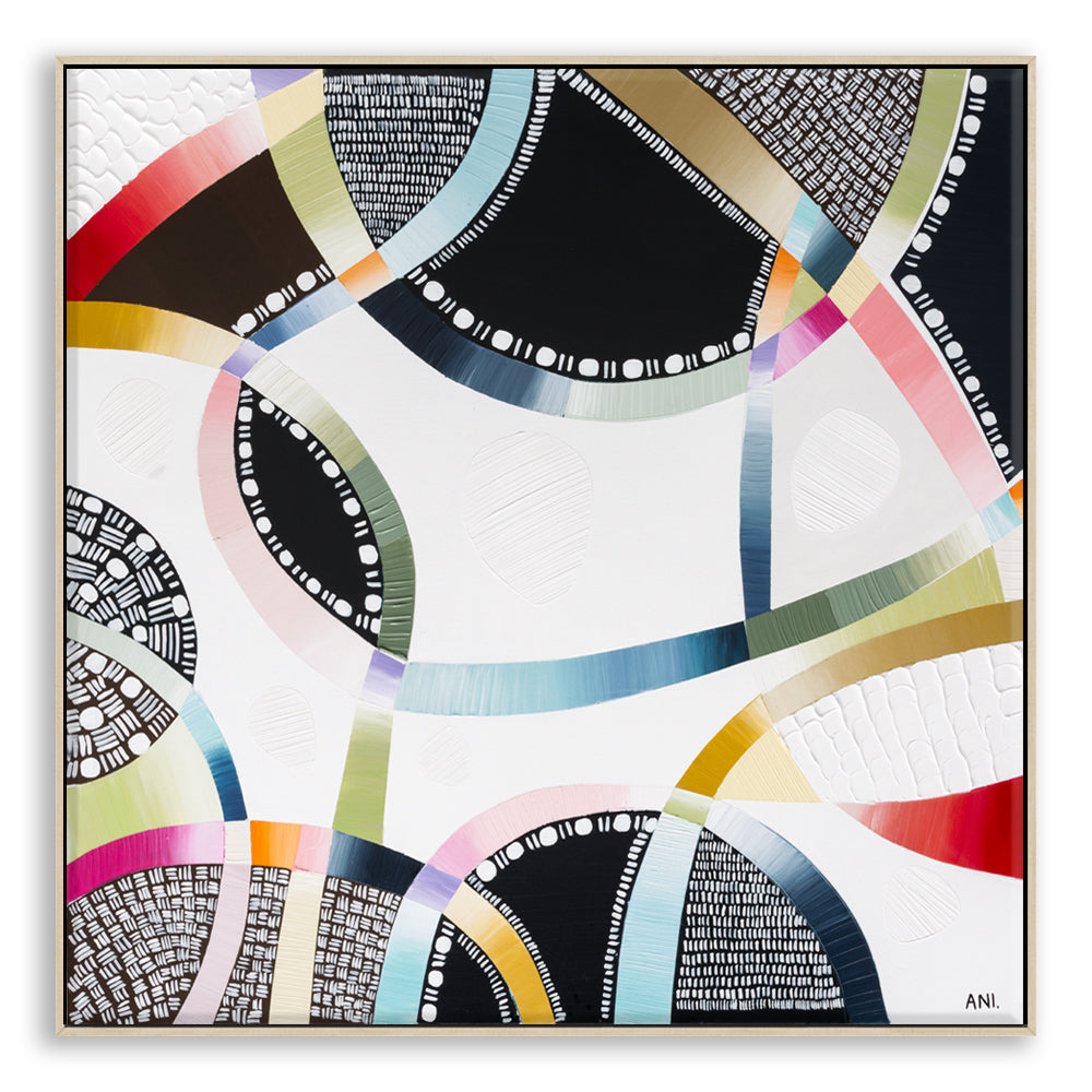 Snow-Capped Memories abstract painting by Australian artist Ani Ipradjian, inspired by Mt Buller, Mt Hotham, Falls Creek, and the Snowy Mountains. Features cool winter tones and textured layers, perfect for art collectors, ski lovers, and nature-inspired interiors in Australia and worldwide.