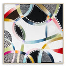 Snow-Capped Memories abstract painting by Australian artist Ani Ipradjian, inspired by Mt Buller, Mt Hotham, Falls Creek, and the Snowy Mountains. Features cool winter tones and textured layers, perfect for art collectors, ski lovers, and nature-inspired interiors in Australia and worldwide.