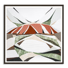 Uluru Dreams print by Australian artist Ani Ipradjian, inspired by Uluru in Central Australia. Abstract landscape artwork featuring rich red, gold, and sandstone tones with textured layers, evoking the beauty of rain over Uluru. Perfect for collectors and interior decorators seeking authentic Australian outback art, available worldwide.