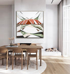 Uluru Dreams painting by Australian artist Ani Ipradjian, inspired by Uluru in Central Australia. Abstract landscape artwork featuring rich red, gold, and sandstone tones with textured layers, evoking the beauty of rain over Uluru. Perfect for collectors and interior decorators seeking authentic Australian outback art, available worldwide.