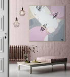 "Banksia Love" – Original floral painting by Australian artist Ani Ipradjian, inspired by Banksia hookeriana, featuring textured orange blooms and native foliage from Western Australia.