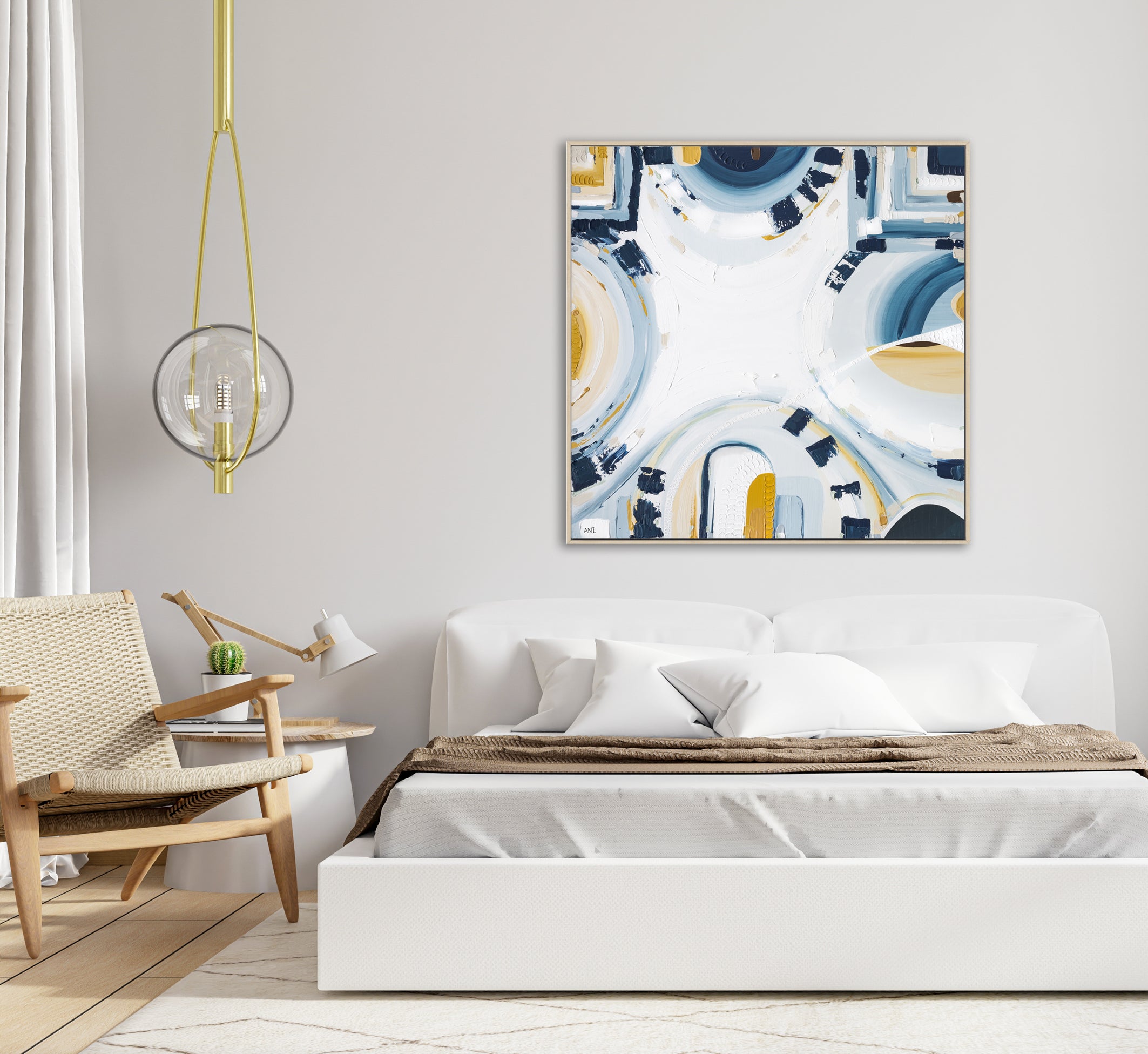 Australian Golden Sapphire - Ani Ipradjian Art