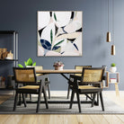 "Australian Wild Flower 1" – Original floral painting by Australian artist Ani Ipradjian, featuring abstract native wildflowers and textured earth tones, similar to the artwork featured on The Block 2022.