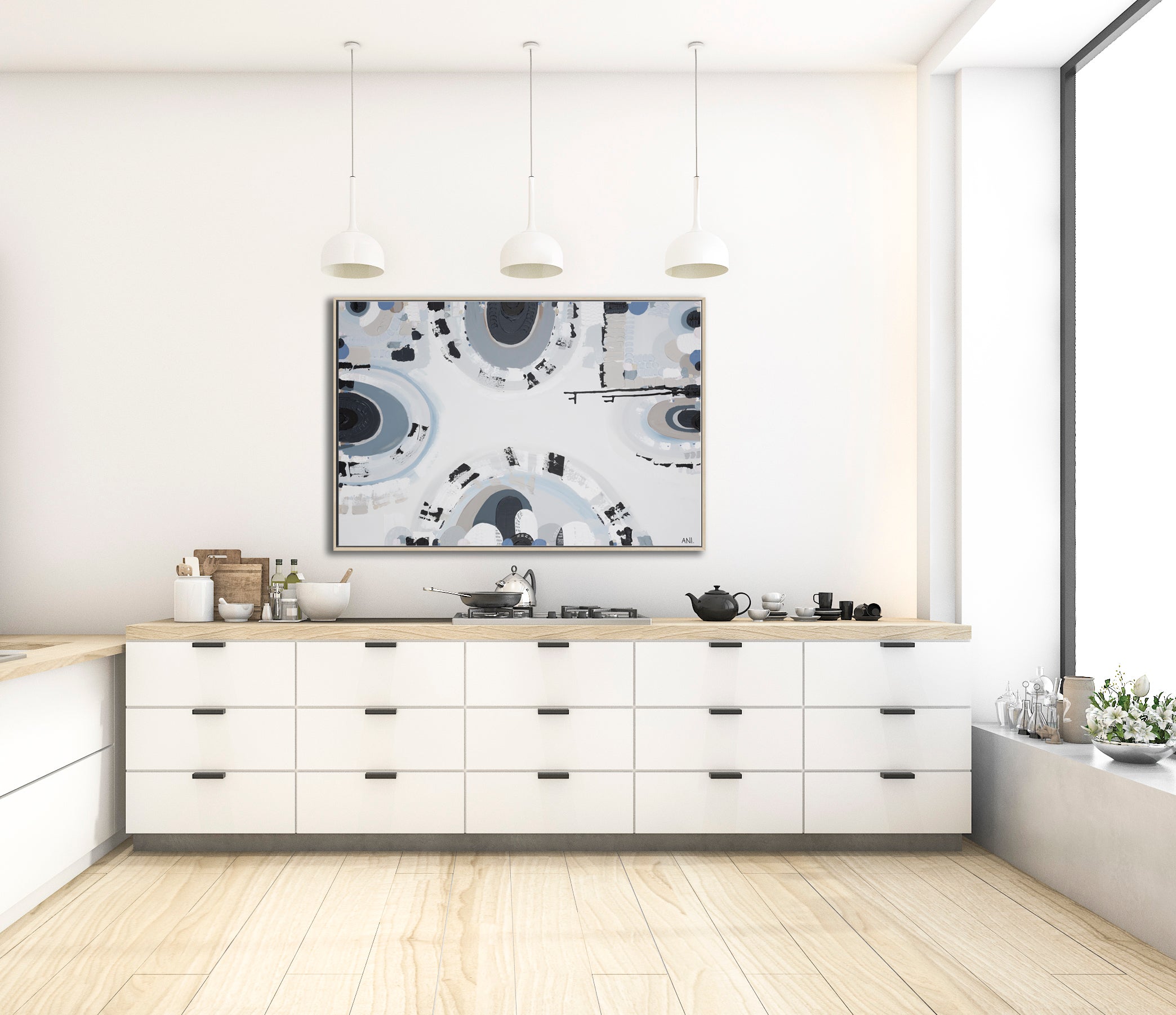 BLUE STONE SPIRIT SOLD - Ani Ipradjian Art