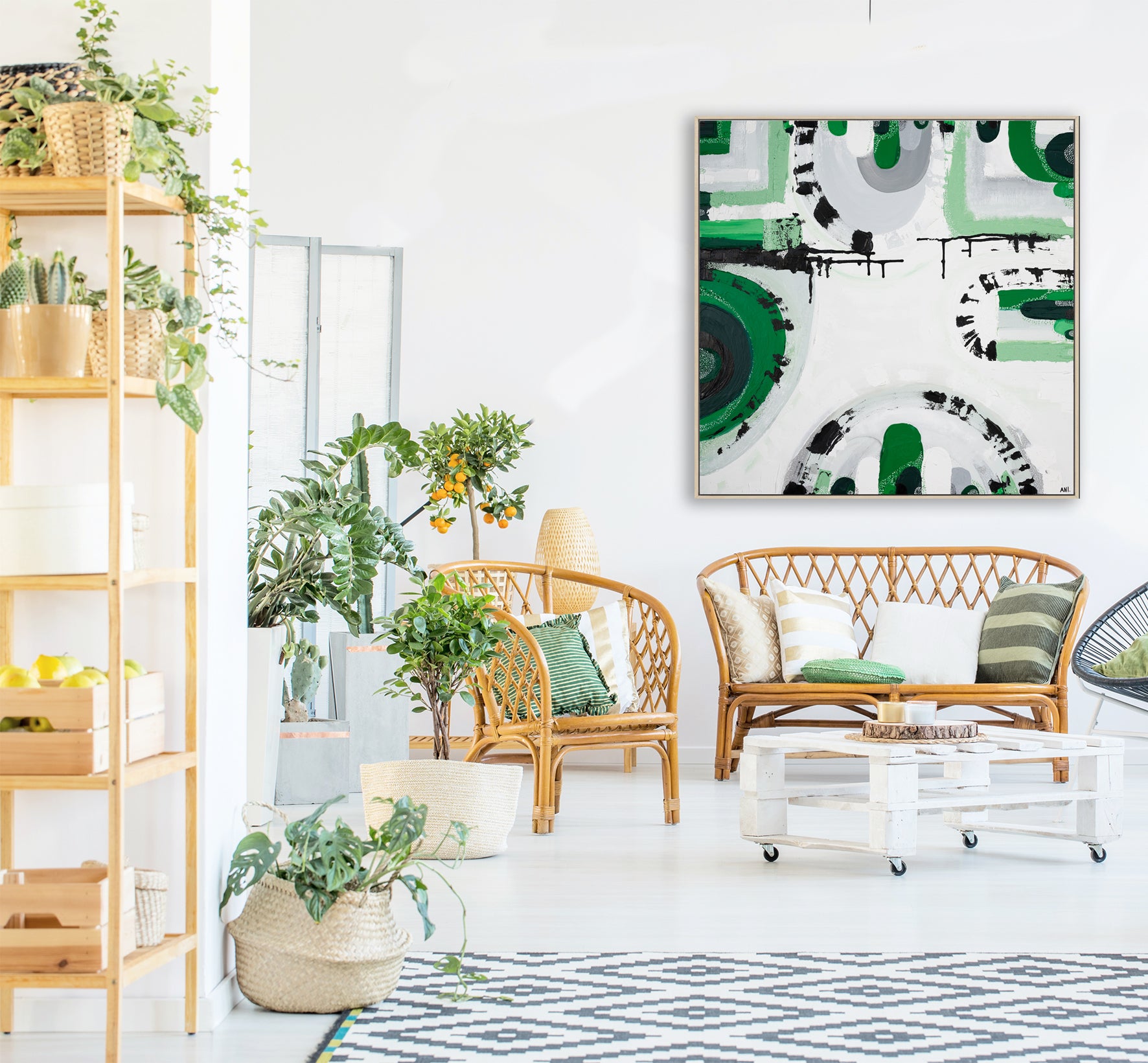 Melbourne Urban Forest Print - Ani Ipradjian Art