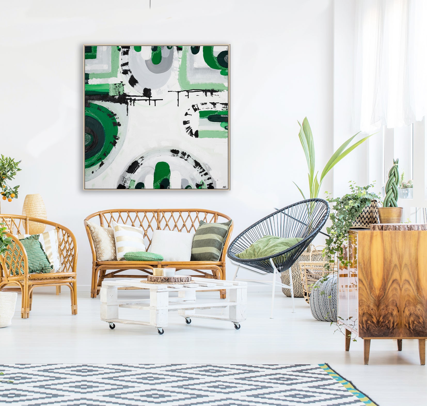 Melbourne Urban Forest Print - Ani Ipradjian Art