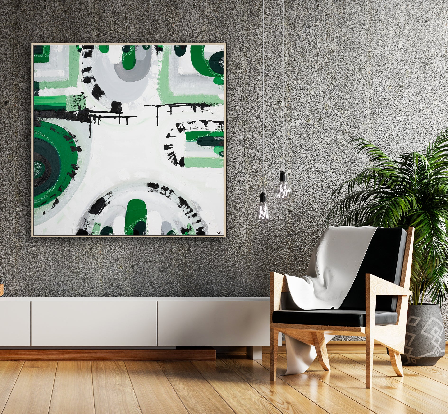 Melbourne Urban Forest Print - Ani Ipradjian Art