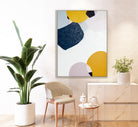 "Noosa Heads 2" – Original coastal abstract painting by Australian artist Ani Ipradjian, inspired by Noosa’s beaches and blue ocean waters, featuring bold textured strokes and vibrant royal tones.
