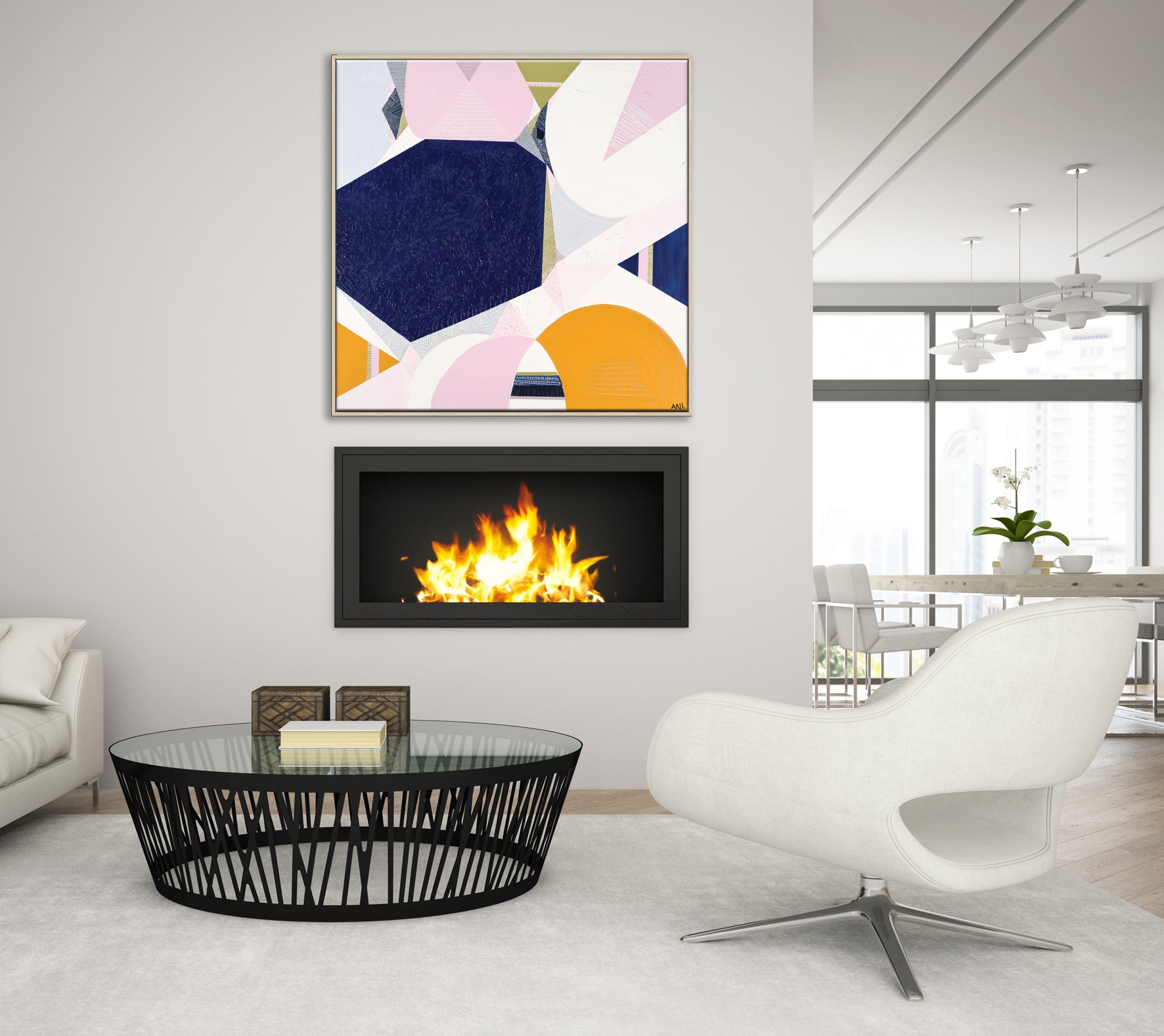 Perth I love you SOLD - Ani Ipradjian Art