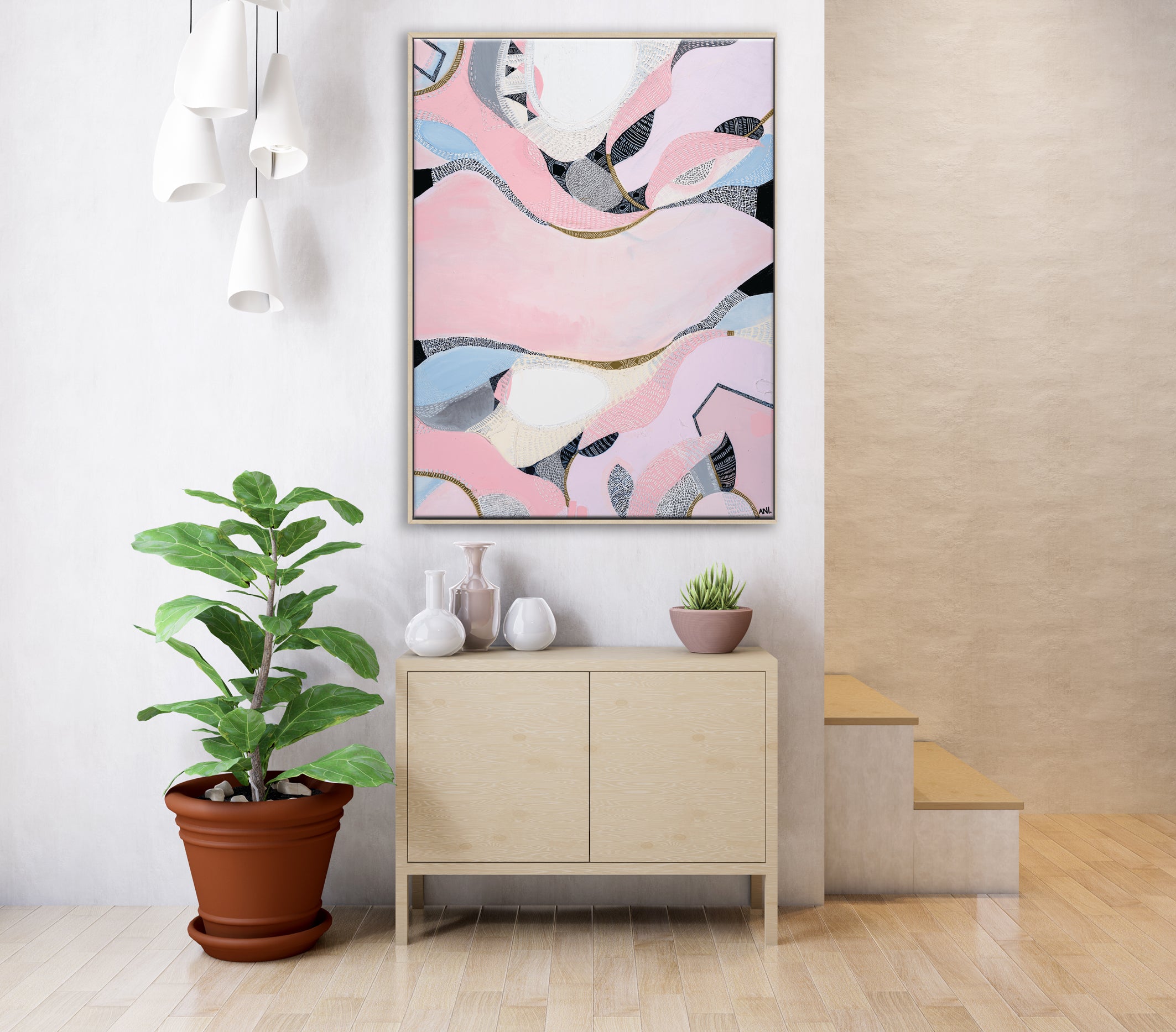 Pink Lake Esperance - Ani Ipradjian Art