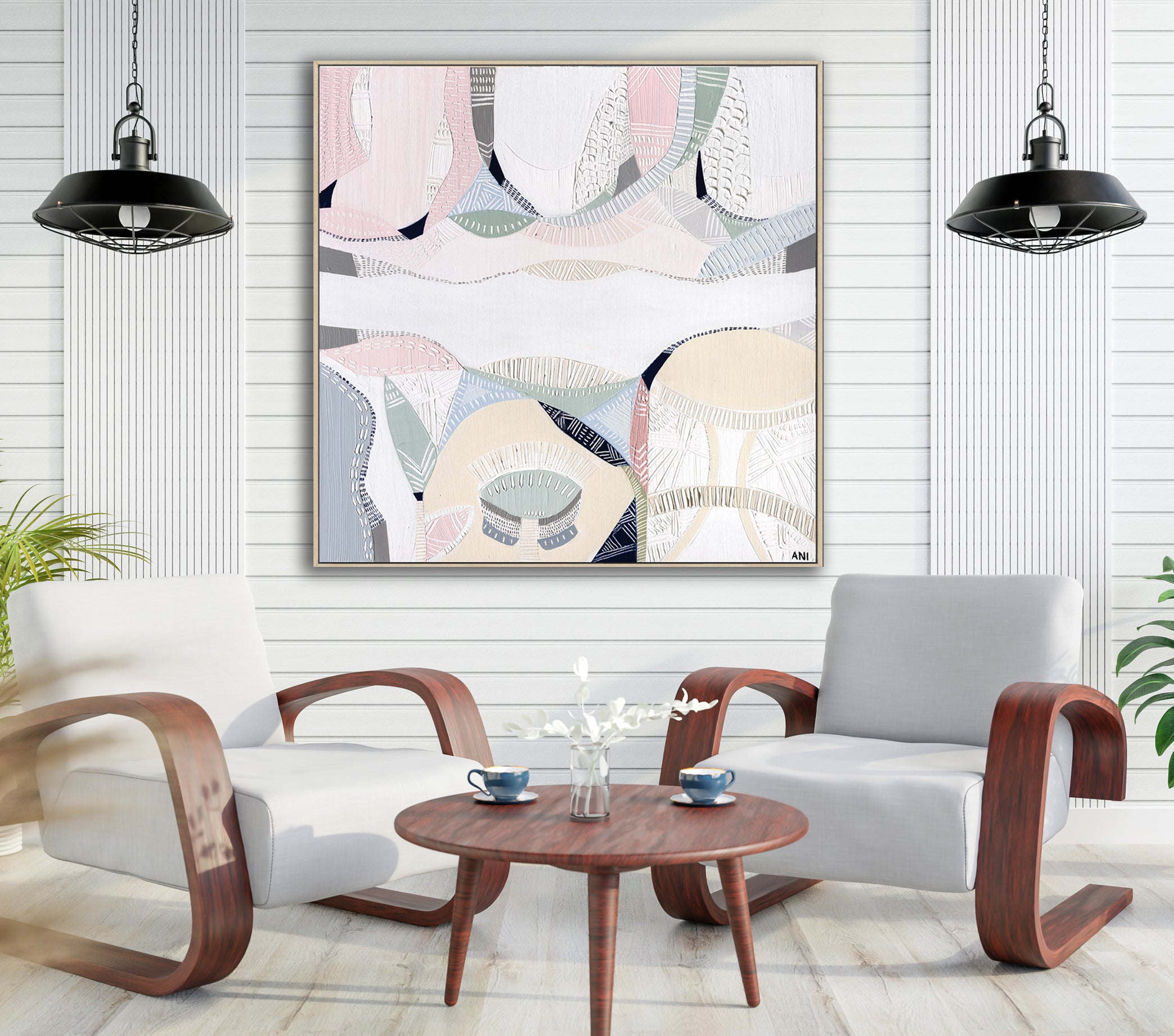 Pink Lake Love 1 SOLD - Ani Ipradjian Art