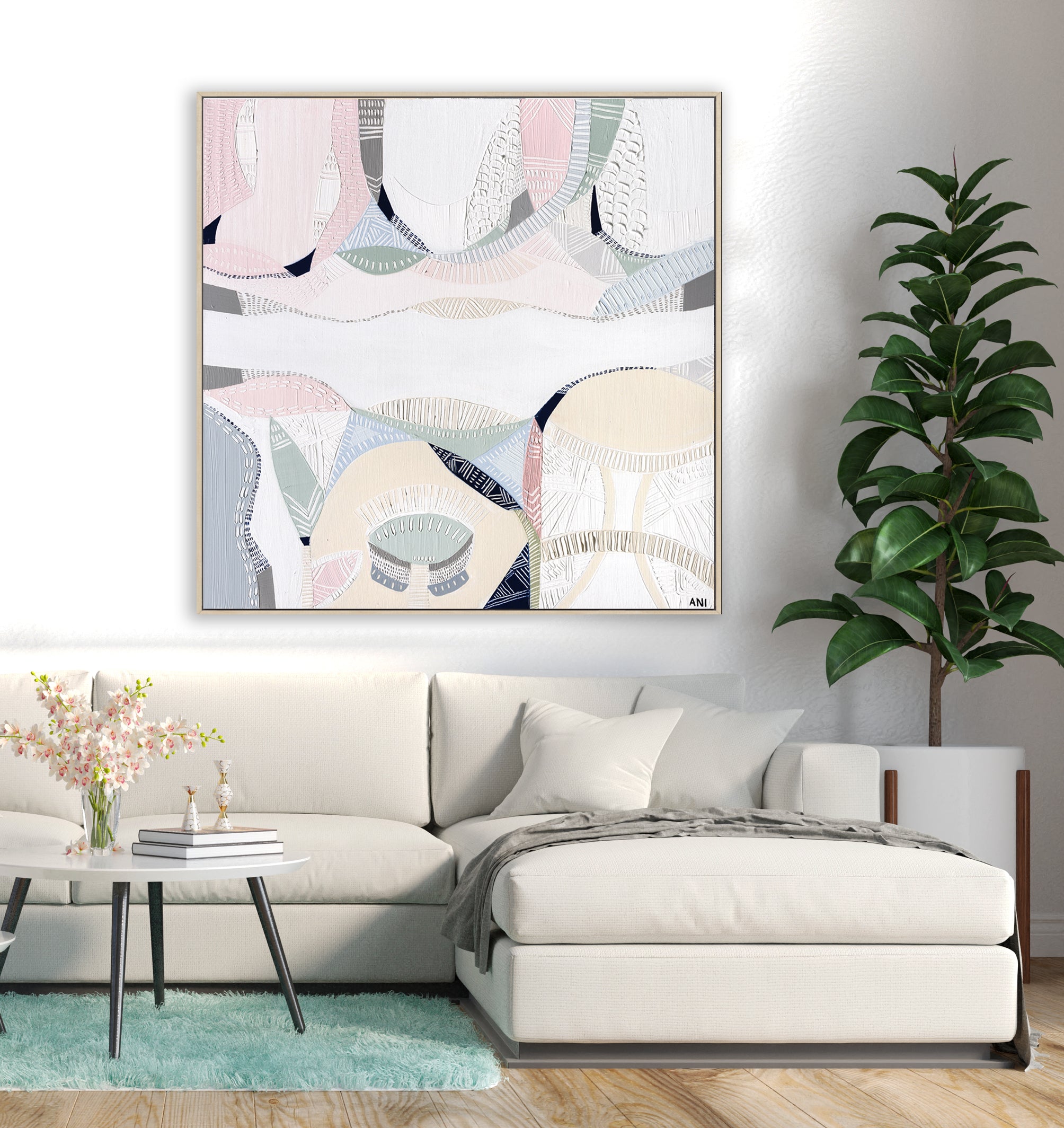 Pink Lake Love 1 SOLD - Ani Ipradjian Art
