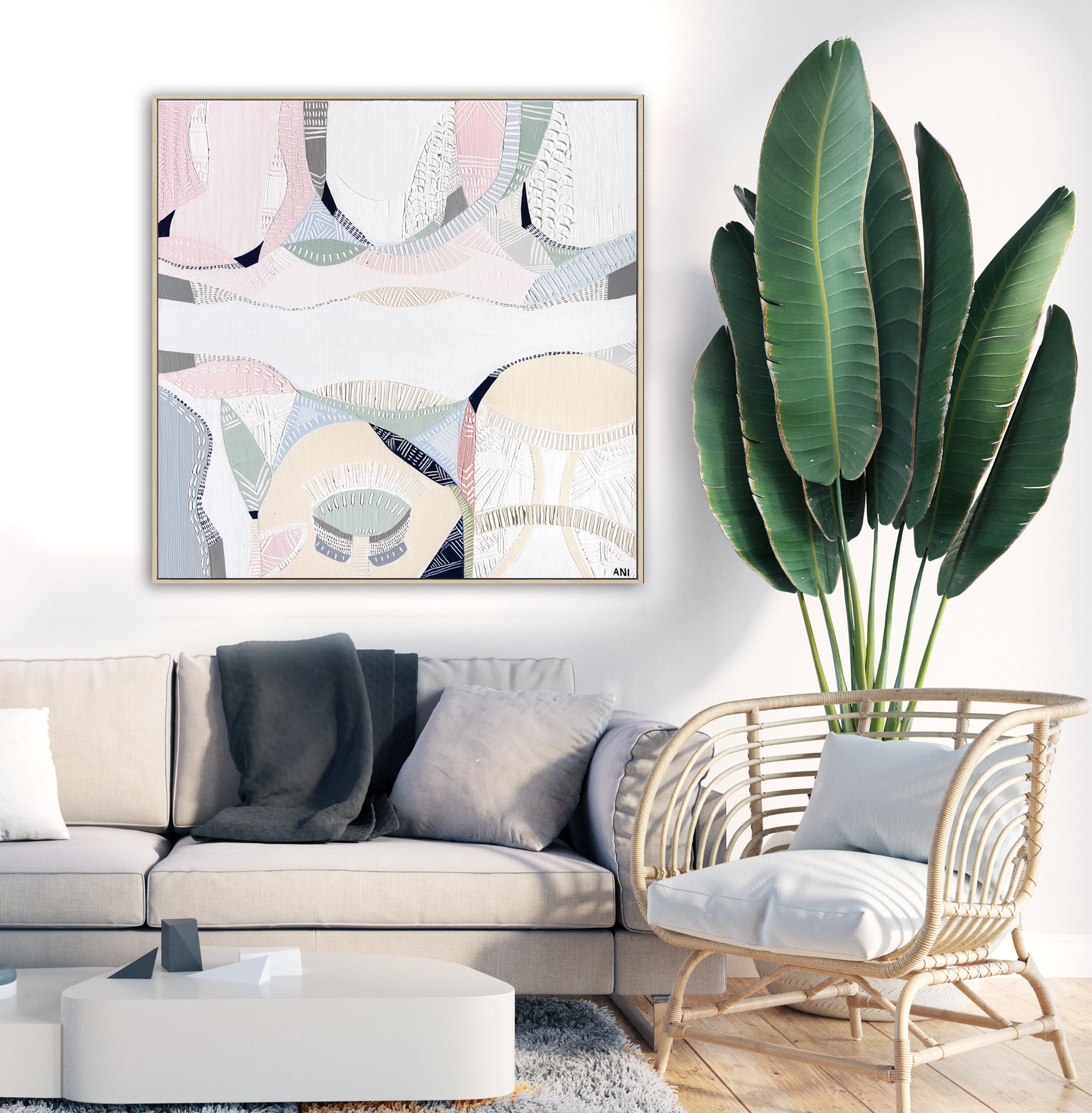 Pink Lake Love 1 SOLD - Ani Ipradjian Art