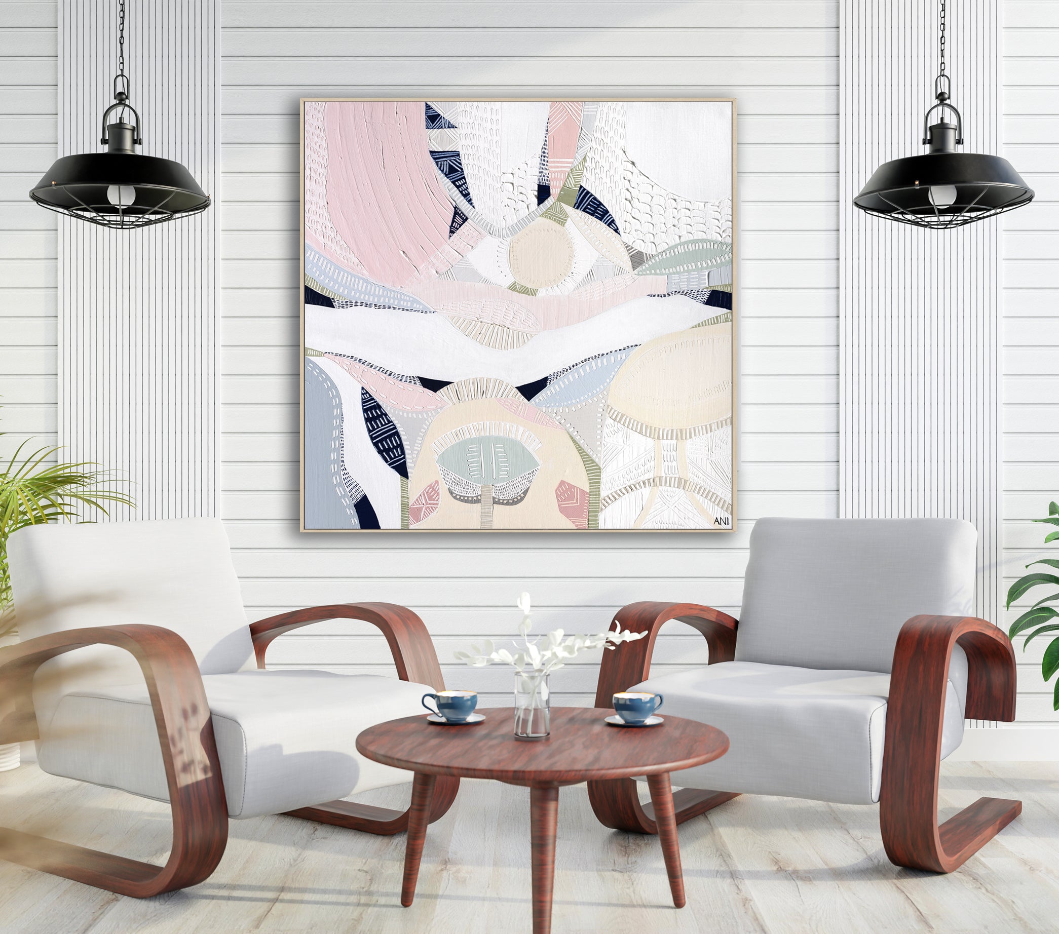 Pink Lake Love 2 - Ani Ipradjian Art