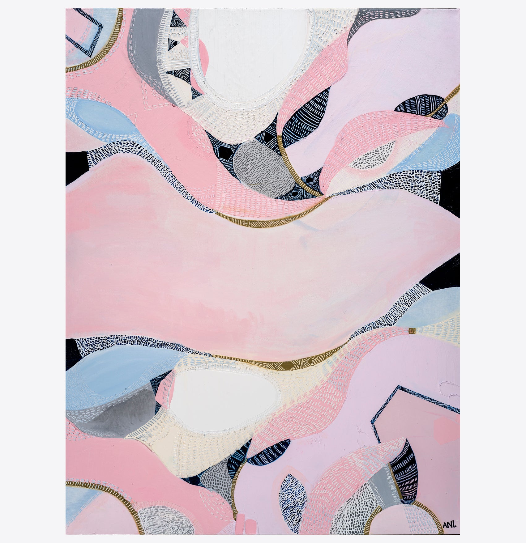 PINK LAKE ESPERANCE PRINT ARTIST LANE - Ani Ipradjian Art