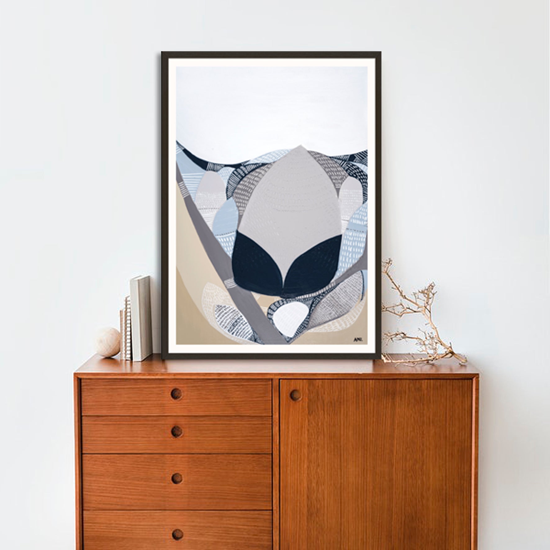Protea in The Night Print