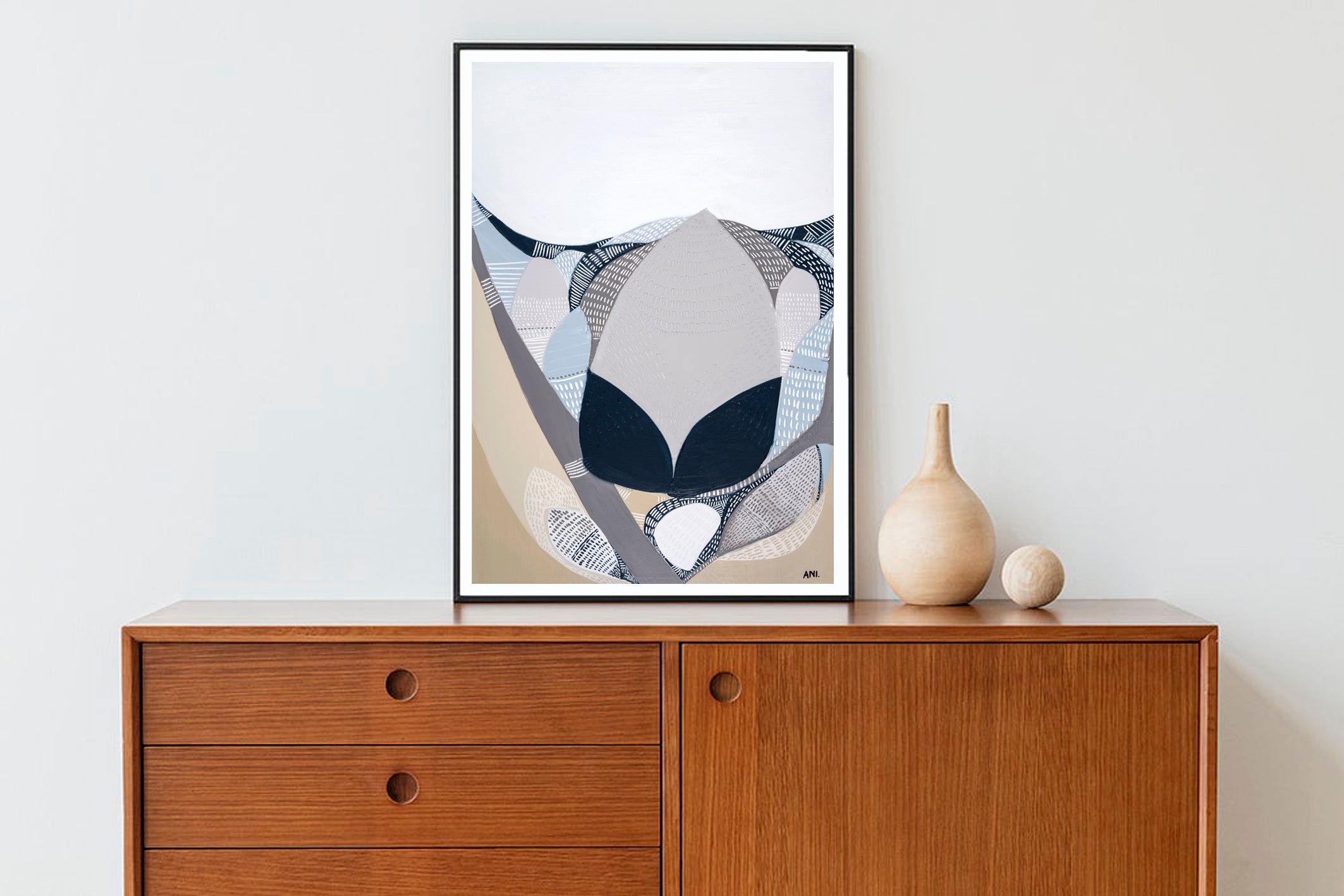 Protea in the Night SOLD - Ani Ipradjian Art