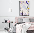 "Red Hill Lavender Farm" – Original lavender landscape painting by Australian artist Ani Ipradjian, inspired by the Mornington Peninsula’s only lavender farm, featuring textured purples and organic tones.