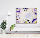 "Red Hill Lavender Farm" – Original lavender landscape painting by Australian artist Ani Ipradjian, inspired by the Mornington Peninsula’s only lavender farm, featuring textured purples and organic tones.