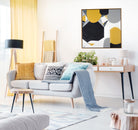 Sunburnt Country 1" – Original Australian landscape painting by Ani Ipradjian, featured on House Rules 2020, capturing the warmth of Australia's climate and sunlit landscapes in rich textured tones.