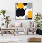 Sunburnt Country 1" – Original Australian landscape painting by Ani Ipradjian, featured on House Rules 2020, capturing the warmth of Australia's climate and sunlit landscapes in rich textured tones.