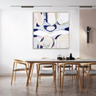 "Yarra Bend" – Original abstract landscape painting by Australian artist Ani Ipradjian, inspired by Melbourne’s Yarra River and bushland parklands, featuring textured natural tones and flowing organic forms.